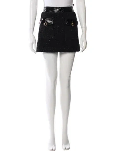 Pre-owned Veronica Beard Mini Skirt In Black