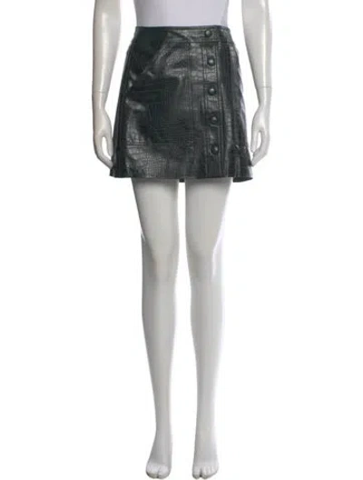 Pre-owned Veronica Beard Mini Skirt In Black