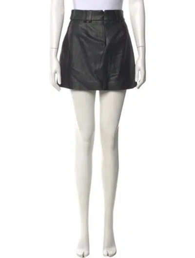 Pre-owned Veronica Beard Mini Skirt In Black