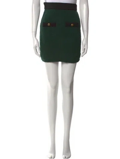 Pre-owned Veronica Beard Mini Skirt In Blue