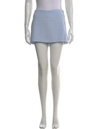 Pre-owned Veronica Beard Mini Skirt In Blue