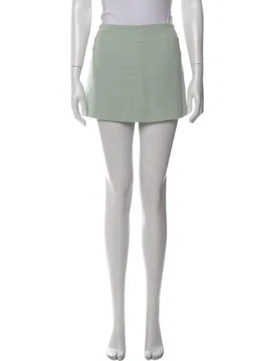 Pre-owned Veronica Beard Mini Skirt In Green