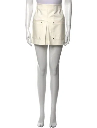 Pre-owned Veronica Beard Mini Skirt In Neutral