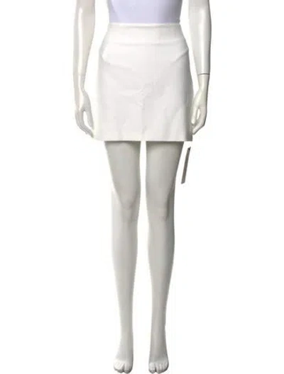 Pre-owned Veronica Beard Mini Skirt In Neutral