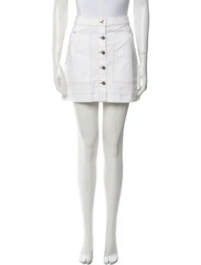 Pre-owned Veronica Beard Mini Skirt In Neutral