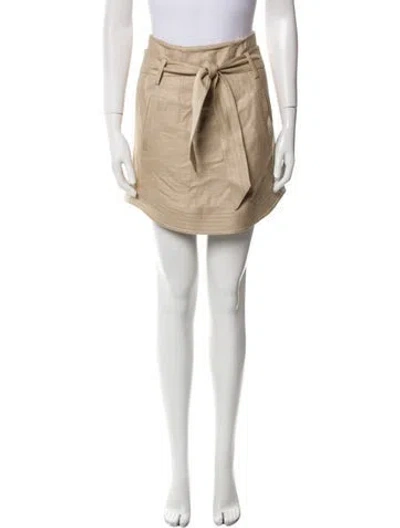 Pre-owned Veronica Beard Mini Skirt In Neutral