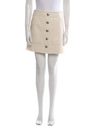 Pre-owned Veronica Beard Mini Skirt In Neutral