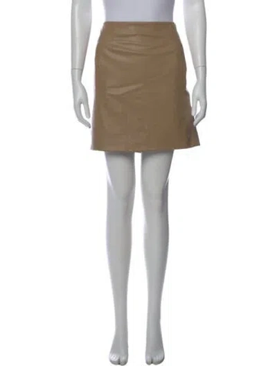 Pre-owned Veronica Beard Mini Skirt In Neutral