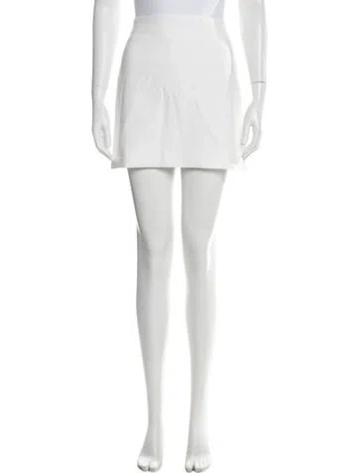 Pre-owned Veronica Beard Mini Skirt In Neutral