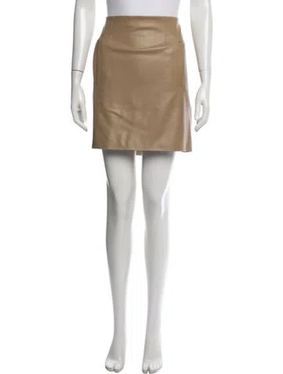 Pre-owned Veronica Beard Mini Skirt In Neutral