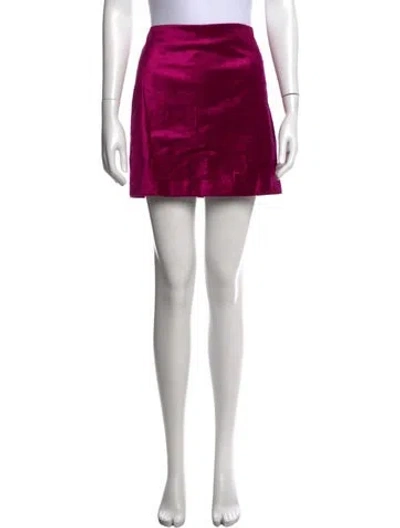 Pre-owned Veronica Beard Mini Skirt In Purple
