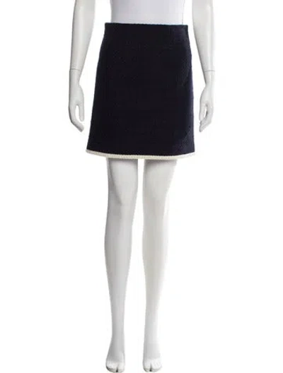 Pre-owned Veronica Beard Mini Skirt W/ Tags In Black