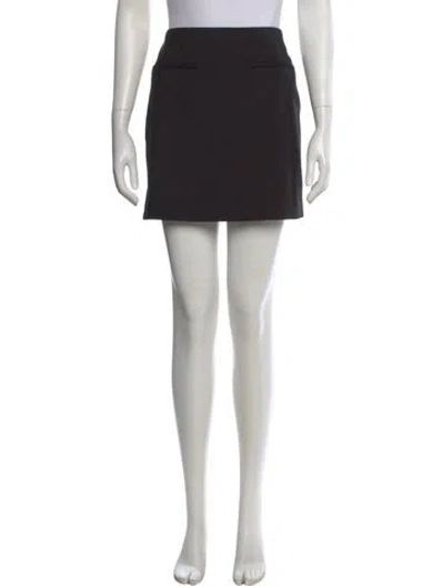 Pre-owned Veronica Beard Mini Skirt W/ Tags In Black