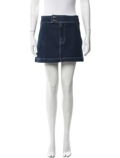 Pre-owned Veronica Beard Mini Skirt W/ Tags In Blue
