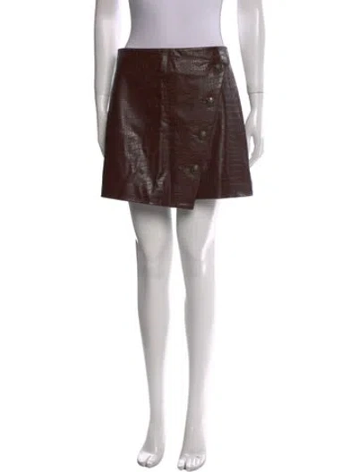 Pre-owned Veronica Beard Mini Skirt W/ Tags In Brown