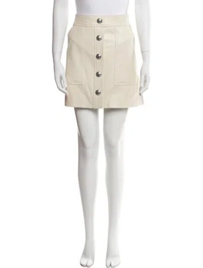 Pre-owned Veronica Beard Mini Skirt W/ Tags In Neutral