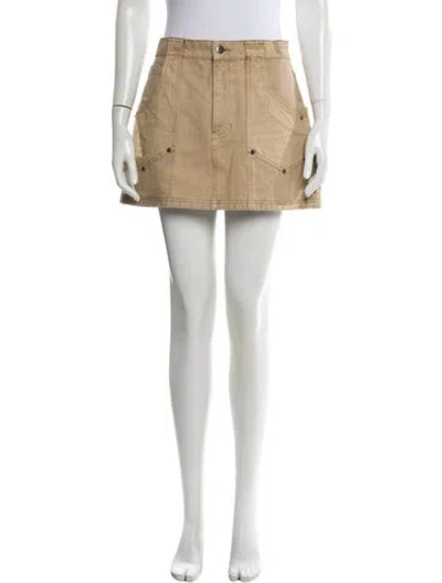 Pre-owned Veronica Beard Mini Skirt W/ Tags In Neutral