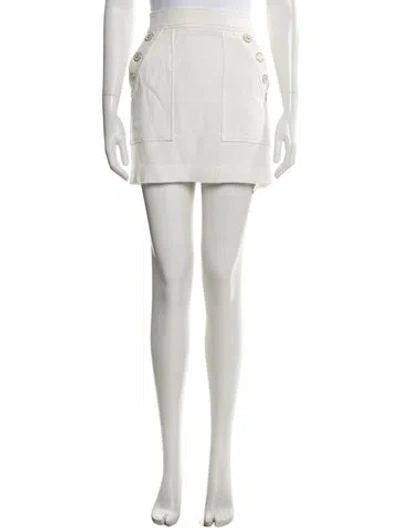 Pre-owned Veronica Beard Mini Skirt W/ Tags In Neutral