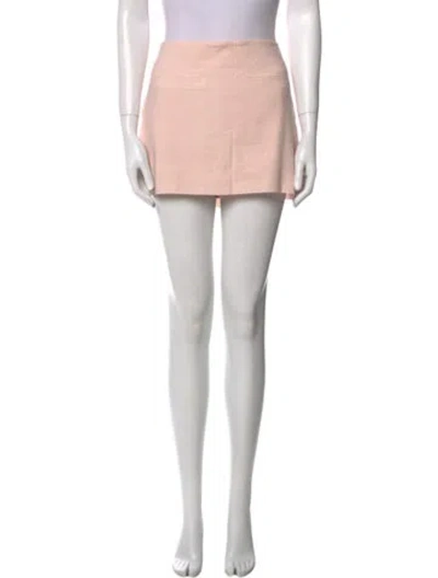 Pre-owned Veronica Beard Mini Skirt W/ Tags In Pink