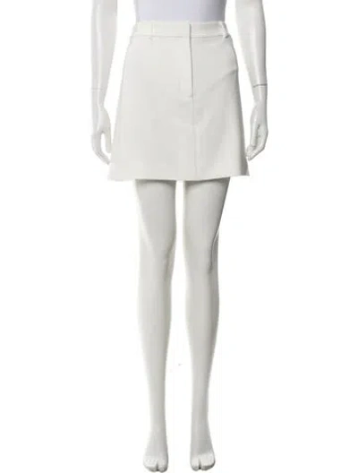 Pre-owned Veronica Beard Mini Skirt W/ Tags In White