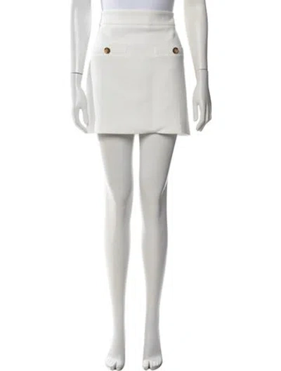 Pre-owned Veronica Beard Mini Skirt W/ Tags In White