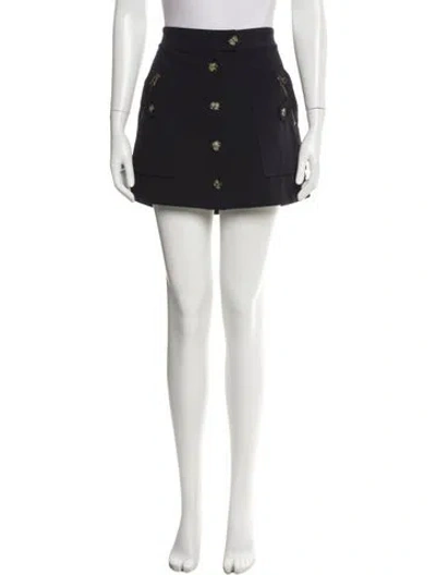 Pre-owned Veronica Beard Mini Skirt In White