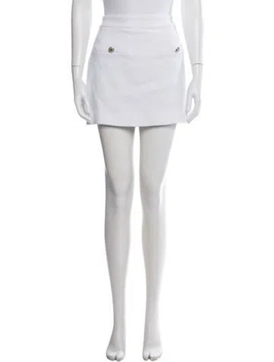 Pre-owned Veronica Beard Mini Skirt In White