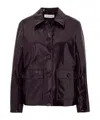 Veronica Beard Minimalleather Jacket In Black