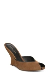 Veronica Beard Mirabel Peep Toe Wedge Sandal In Multi