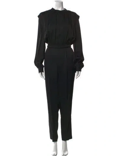Pre-owned Veronica Beard Mock Neck Jumpsuit W/ Tags In Black