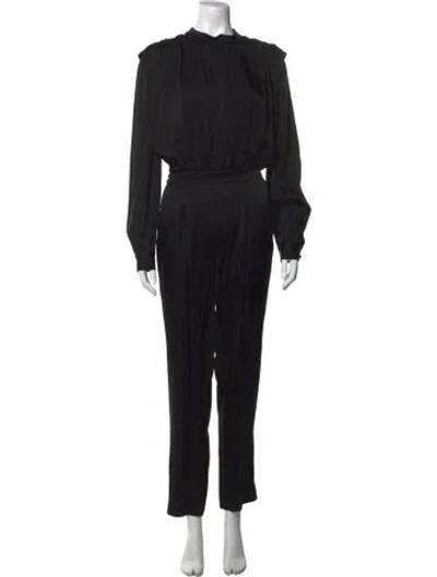 Pre-owned Veronica Beard Mock Neck Jumpsuit W/ Tags In Black
