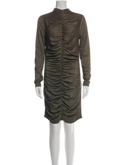 Pre-owned Veronica Beard Mock Neck Knee-length Dress
