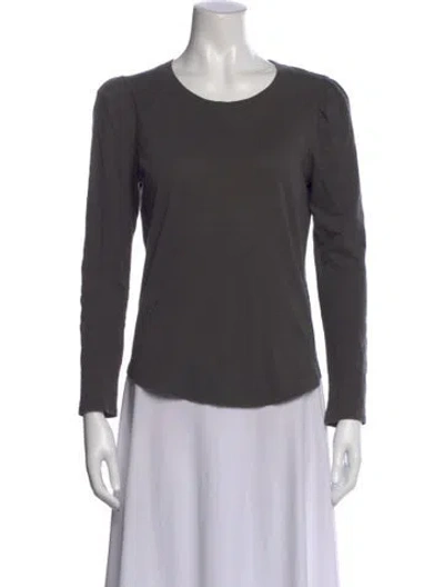 Pre-owned Veronica Beard Mock Neck Long Sleeve Sweatshirt In White