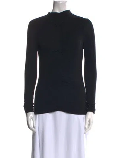 Pre-owned Veronica Beard Mock Neck Sweater In Black