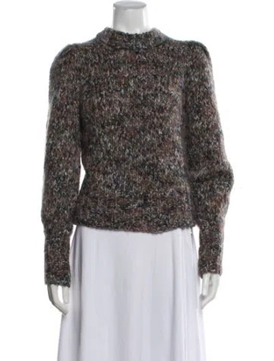 Pre-owned Veronica Beard Mock Neck Sweater In Multi