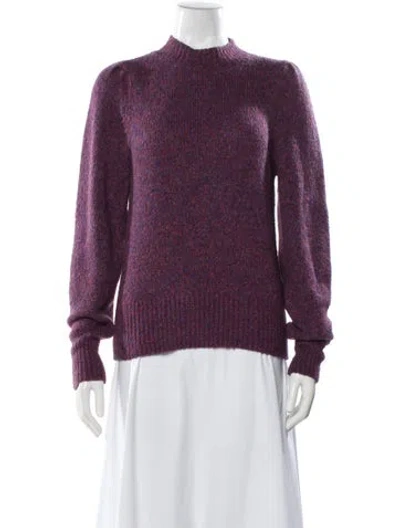 Pre-owned Veronica Beard Mock Neck Sweater W/ Tags In Purple