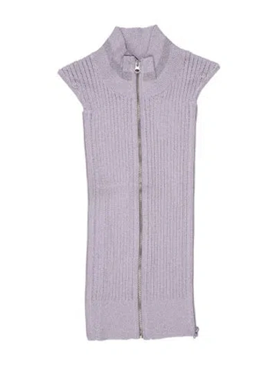 Pre-owned Veronica Beard Mock Neck Sweater W/ Tags In Purple