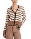 Veronica Beard Monae Cardigan In Brown