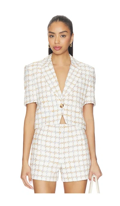 Veronica Beard Montenegro Jacket In White