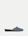 Veronica Beard Moritz Loafer Mule In Blue