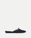 Veronica Beard Moritz Printed Loafer Mule In Blue