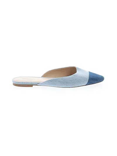 Pre-owned Veronica Beard Mule/clog In Blue