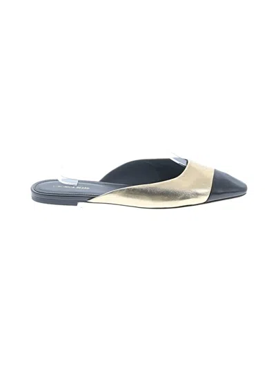 Pre-owned Veronica Beard Mule/clog In Gold