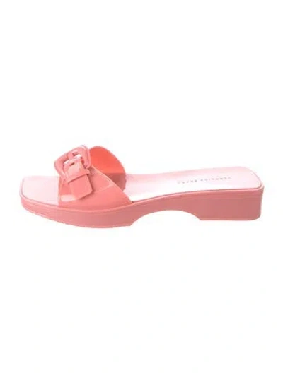 Pre-owned Veronica Beard Mules In Pink