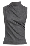 Veronica Beard Mylie Sleeveless Wool Blend Sweater In Black