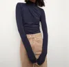 Veronica Beard Mylie Top In Navy