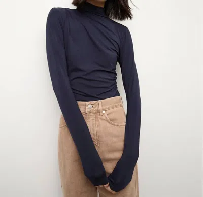 Veronica Beard Mylie Top In Navy