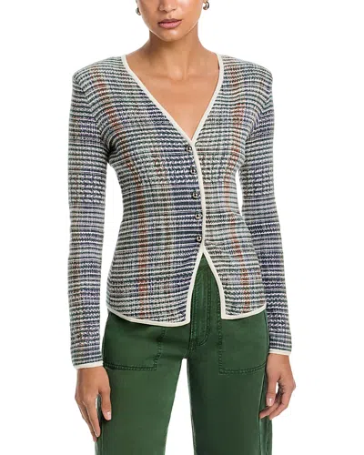Veronica Beard Nadialine Knit Jacket In Multi