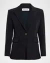 Veronica Beard Naira Dickey Jacket In Animal Print