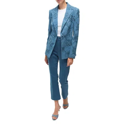 Veronica Beard Naira Jacket In Sea Glare